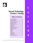 C A T A L O G - Sycard Technology