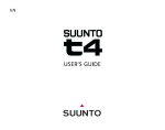 Suunto t4 User`s Guide