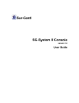 Sur-Gard SG-System II Console