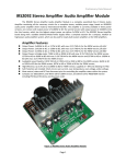 IRS2092 Stereo Amplifier Audio Amplifier Module