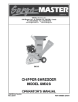 SM32S Cart Chipper Operators Manual