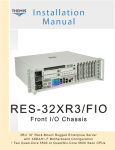 RES-32XR3/FIO Installation Manual