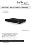 16/ 32 Port 4 User Cat5 Matrix IP KVM Switch