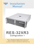 RES-32XR3 Installation Manual - Configuration 1