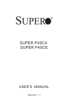 SUPER P4SCA SUPER P4SCE