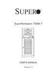SuperWorkstation 7036A-T USER`S MANUAL