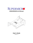 SC933/SC833 Air Shroud User`s Guide