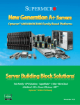 New Generation A+ Servers New Generation A+ Servers