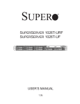 superserver 1026t-urf superserver 1026t-uf