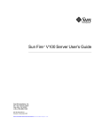 Sun Fire V100 Server User`s Guide