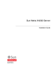 Sun Netra X4250 Server Installation Guide