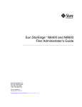 Sun StorEdge N8400 and N8600 Filer Administrator`s Guide