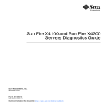 Sun Fire X4100 and Sun Fire X4200 Servers Diagnostics Guide