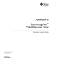 Sun StorageTek Virtual Operator Panel Customer User`s Guide