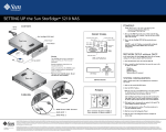 SETTING UP the Sun StorEdgeTM 5210 NAS