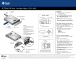 SETTING UP the Sun StorEdgeTM 5210 NAS