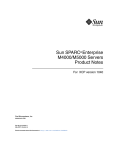 Sun SPARC Enterprise M4000/M5000 Servers Product Notes