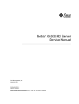 Netra X4200 M2 Server Service Manual