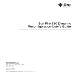 Sun Fire 880 Dynamic Reconfiguration User Guide