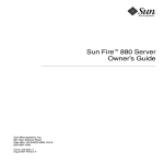 Sun Fire 880 Server Owner`s Guide