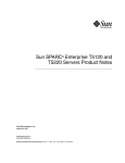 Sun SPARC Enterprise T5120 and T5220 Servers Product Notes