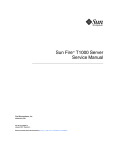 Sun Fire T1000 Server Service Manual