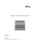 Sun Blade 6000 Modular System Overview
