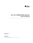 Sun Fire E6900/E4900 Systems Service Manual