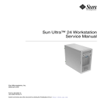 Sun Ultra 24 Workstation Service Manual
