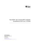 SunATM 3U CompactPCI Adapter Installation and User`s Guide