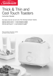 Thick & Thin and Cool Touch Toasters