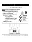 INSTALLATION INSTRUCTIONS GAS RANGES READ AND SAVE