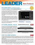 NEW LV7770 Multi- Rasterizer LV5307 SDI & HDMI Test