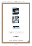 Built In Electric Multifunction Oven and Grills, with Genus Functions.