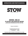 STOW MS-63 MIXER