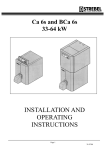 Strebel Ca6s Installation Manual