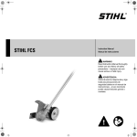 STIHL FCS Owners Instruction Manual