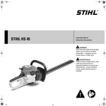 STIHL HS 45 Owners Instruction Manual