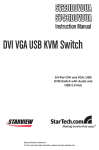 DVI VGA USB KVM Switch