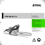STIHL MS 261 C-Q Fuel Efficient Chain Saw Instruction Manual