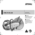 STIHL TS 410, 420 Owners Instruction Manual