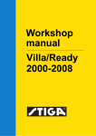 Workshop manual Villa/Ready 2000-2008