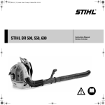 STIHL BR 500, 550, 600