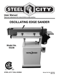55230 - 6" X 89" Oscillating Edge Sander w