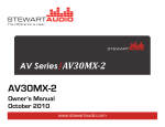 AV30MX-2 - Manual