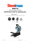 OPERATOR`S MANUAL - Industrial Tool and Machinery Sales