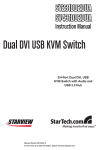Dual DVI USB KVM Switch