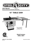 10” TABLE SAW - Steel City Tool Works