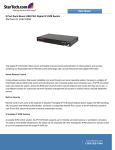 8 Port Rack Mount USB PS/2 Digital IP KVM Switch StarTech ID