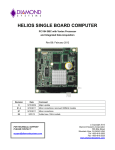 Helios User Manual - Diamond Systems Corporation